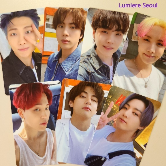 BTS Butter Official Photocard / POB / Lucky Draw / การ์ดข้อความ / ตราพิน