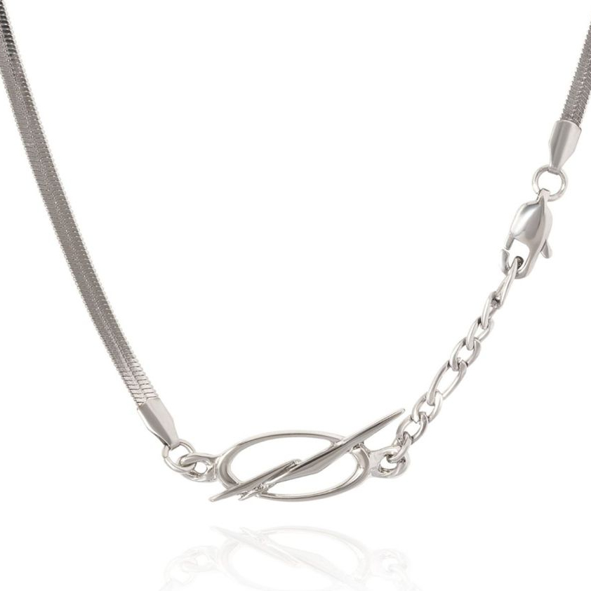 🇰🇷 51PERCENT Chain Logo Necklace โซ่งูหนา 43-48cm Korea แท้