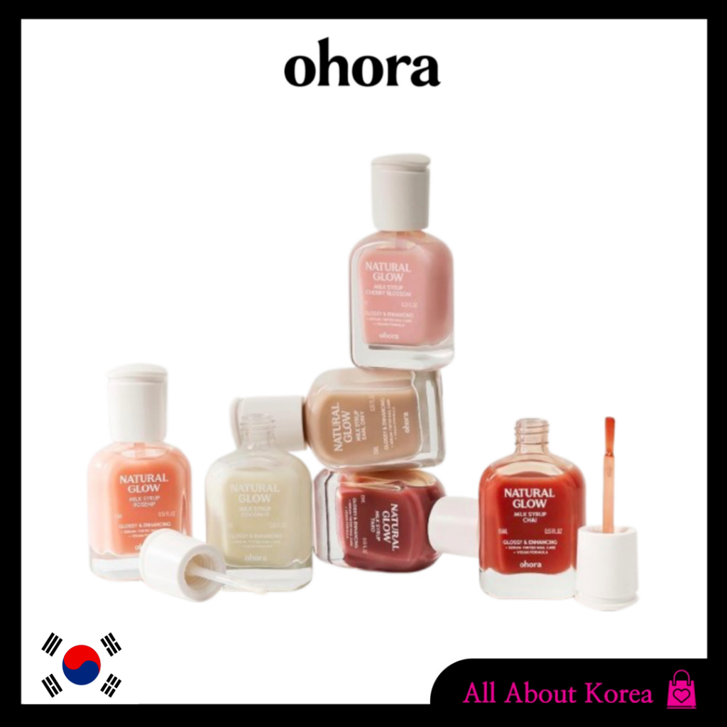 [OHORA] Syrup Nail Strengthener 18 สี