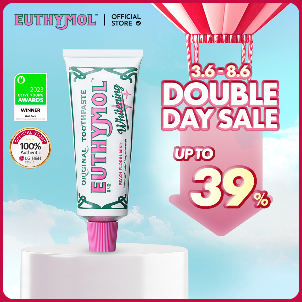 [EUTHYMOL] Whitening Toothpaste 106g | ยาสีฟัน, ยาสีฟันลักชัวรี่จากอังกฤษ | LG H&H BEAUTY