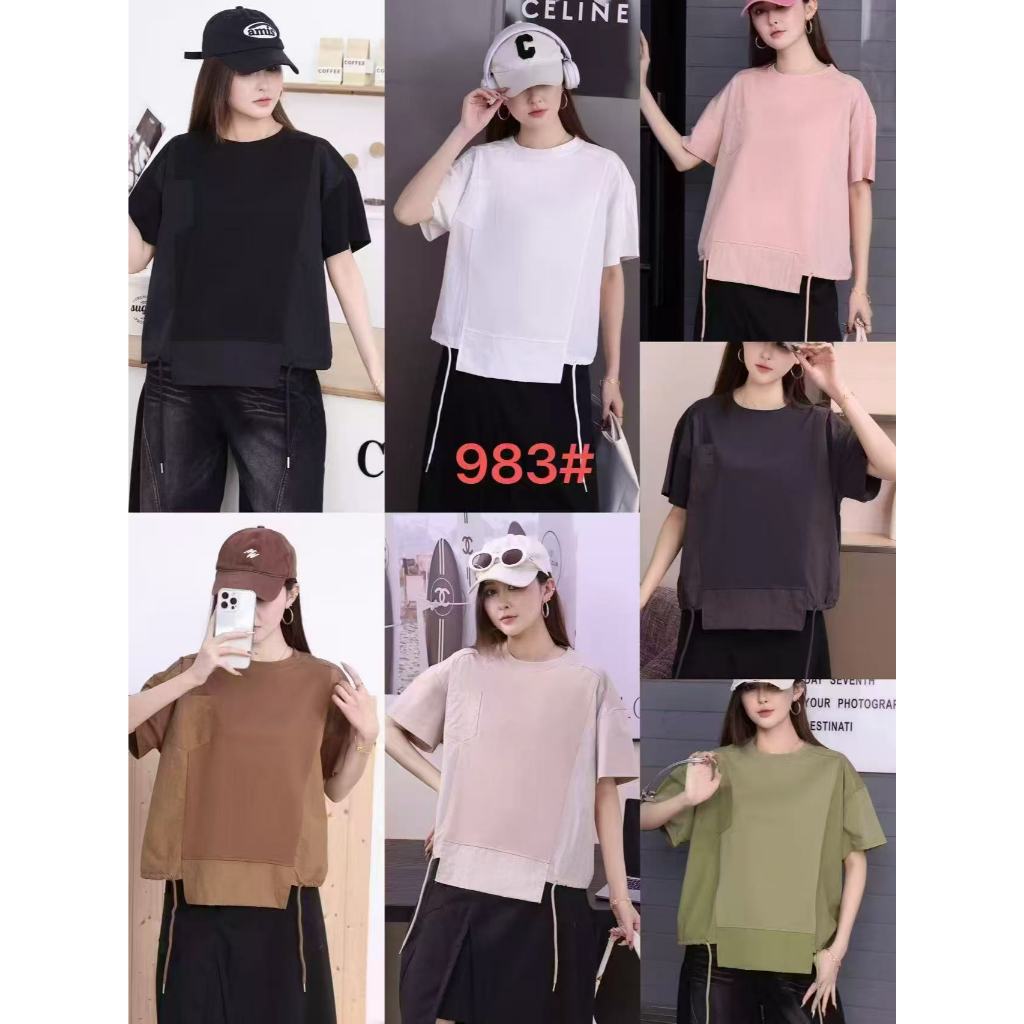 JUN27 981 P59xL59cm เสื้อท็อปผู้หญิง