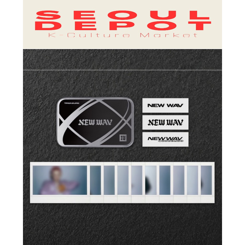 TREASURE [ใหม่ WAV] ชุดเคส MERCH OFFICIAL