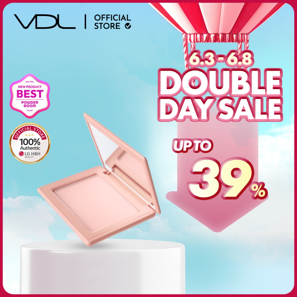 พร้อมส่ง VDL Cheek Blusher 4 สี | บลัชออนเนื้อแมตต์ ปรับรูปหน้าเรียว แก้มติดทนนาน เครื่องสำอาง เมคอัพพวงแก้ม | Soft Powder Blush Natural Finish & Long-Lasting Glow