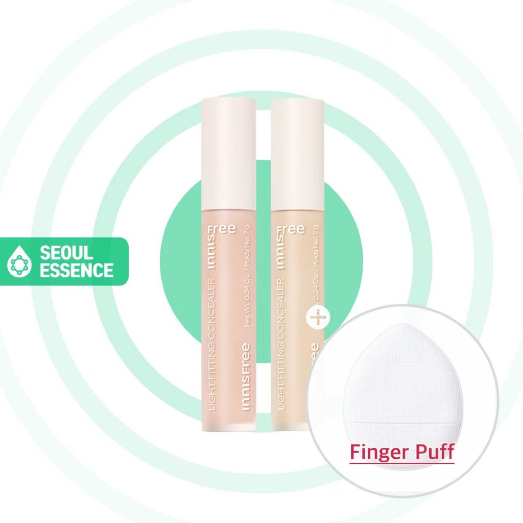 Innisfree Light Fitting Concealer 7g (2 สี) - คอนซีลเลอร์ชนิดเหลวชื้นที่ครอบคลุมความหมองคล้ํา