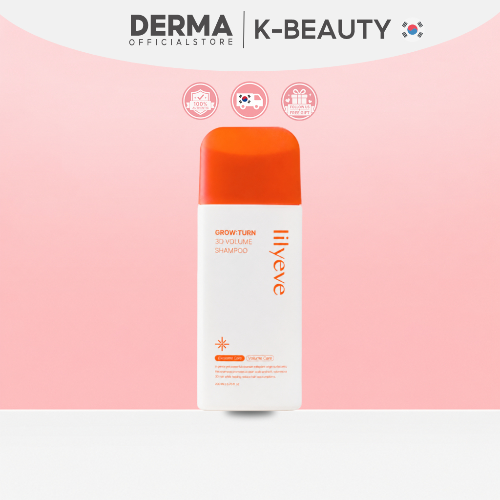Lilyeve GrowTurn 3D Volume Deep Brush Shampoo 200ml | แฮร์แคร์ | ปริมาตร | ผมร่วง