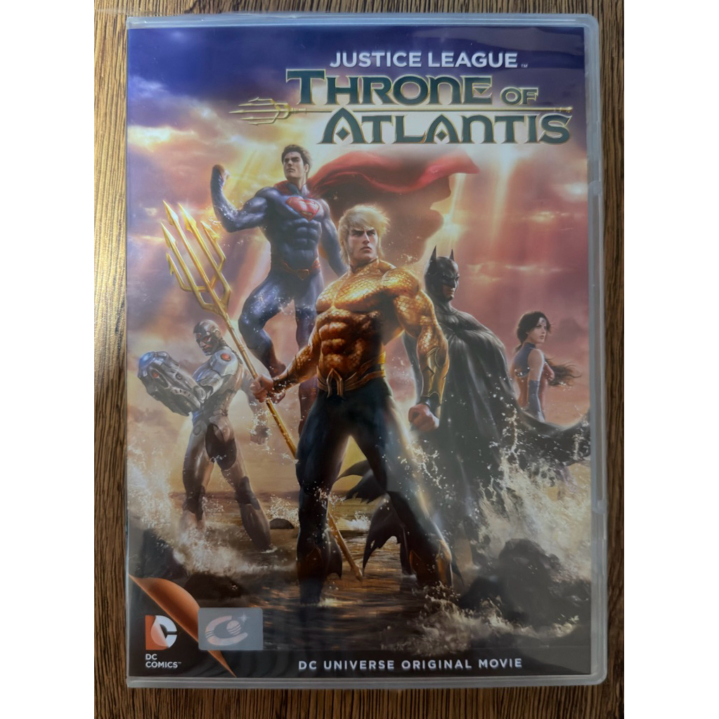 DVD: Justice League: Throne of Atlantis (จัสติซ ลีก: ศึกชิงบัลลังก์เจ้าสมุทร) แผ่นแท้