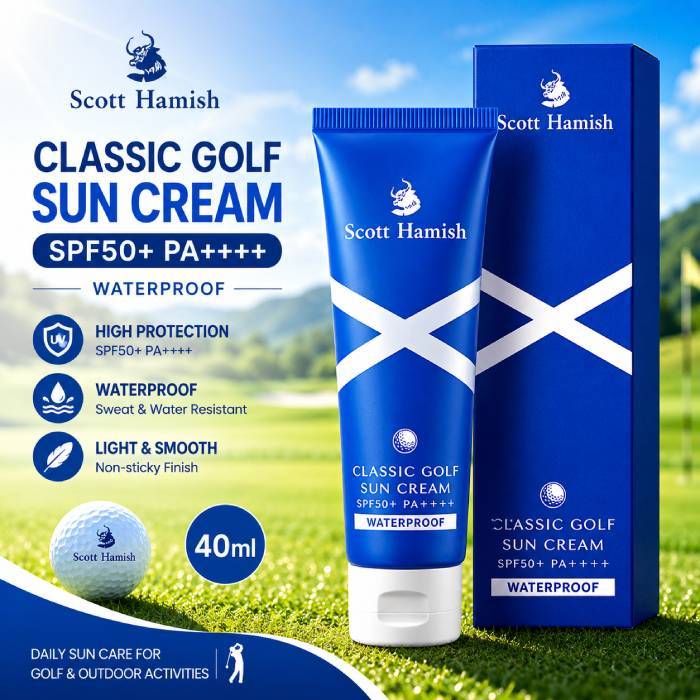 [Scott Hamish] Classic Golf Sun Cream 40ml / SPF 50+ PA++++ กันน้ํา / K-BEAUTY