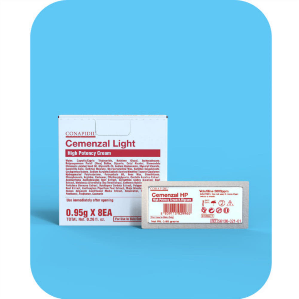 Cemenzal Light High Potency Cream 0.95g x 8EA – Intensive Repair & Skin Regenerator Cream