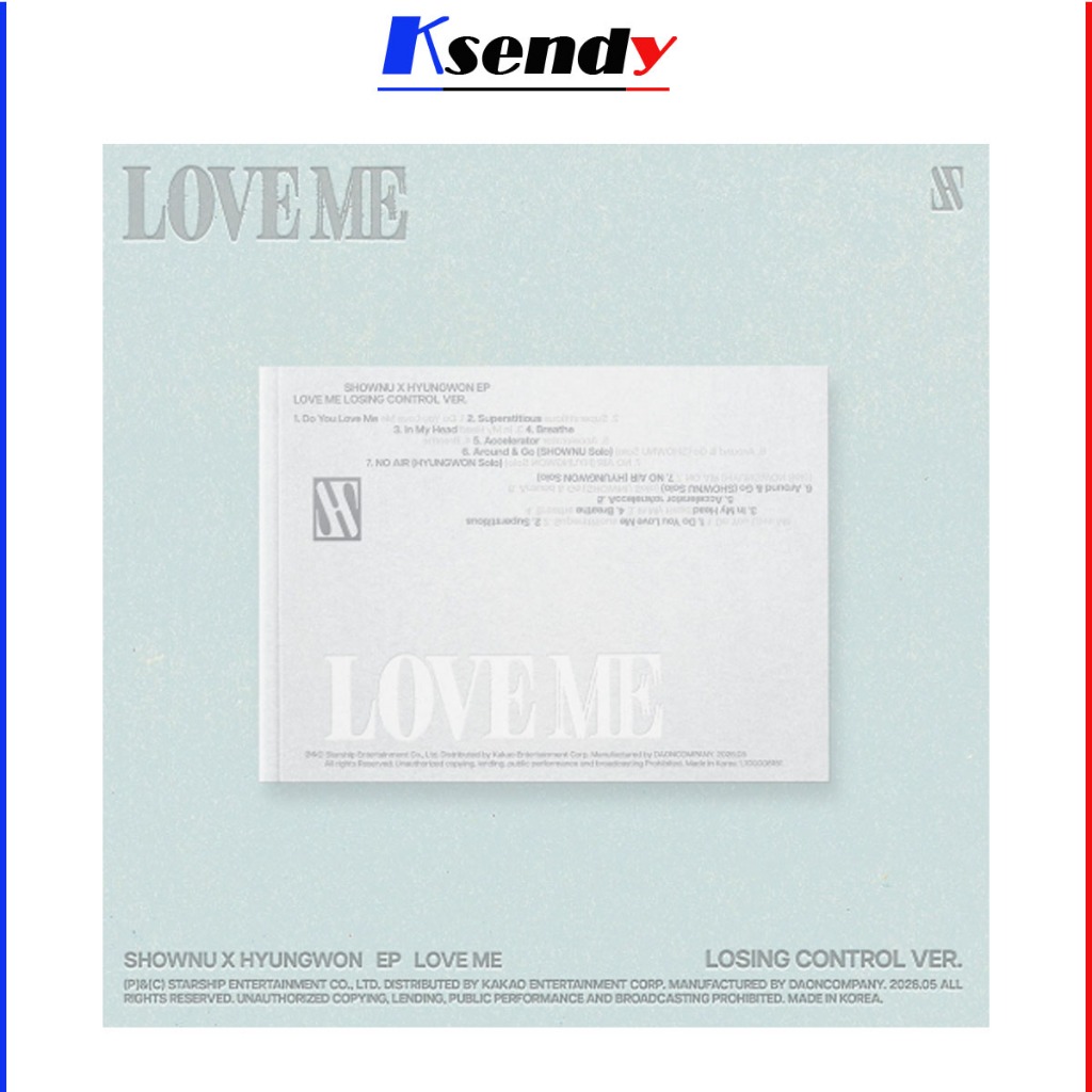 (DIGIPACK VER) SHOWNU X HYUNGWON (MONSTA X) - LOVE ME (EP Album)