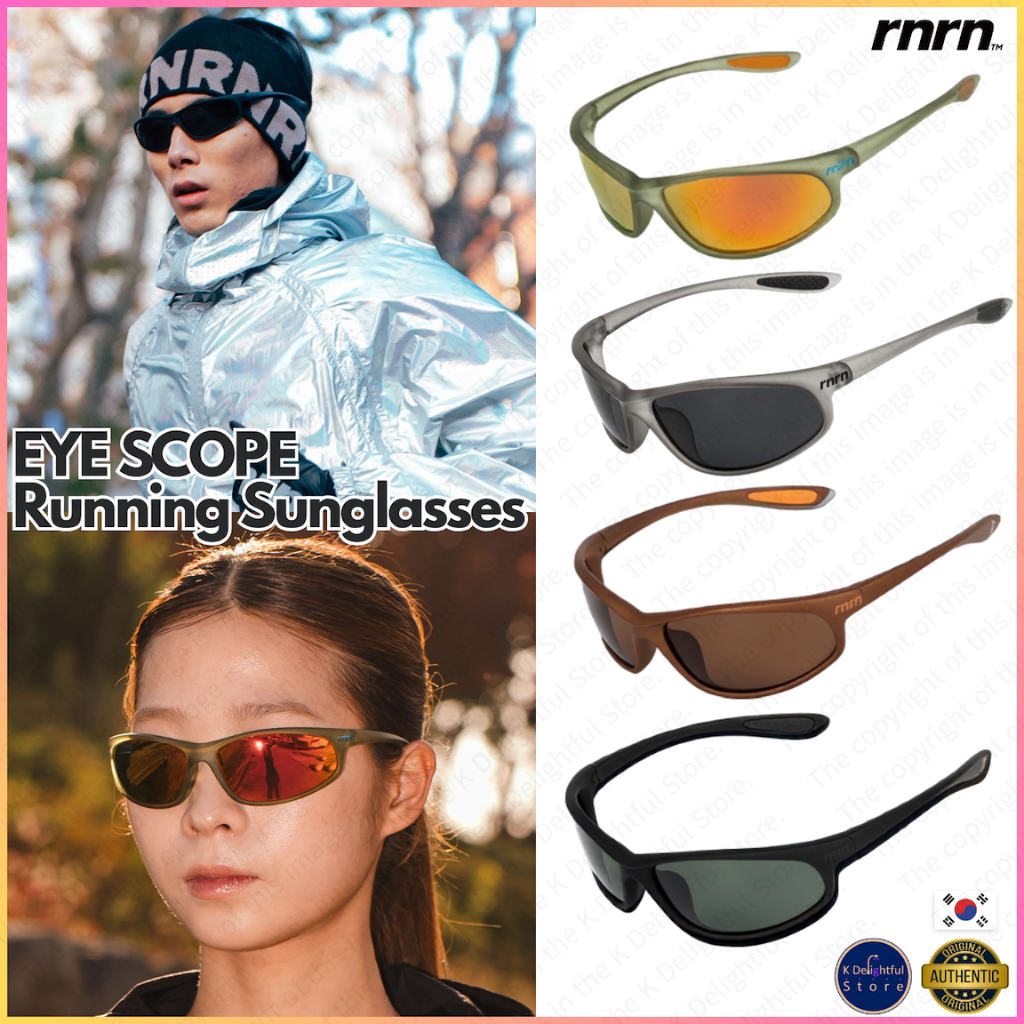 RNRN EYE SCOPE แว่นกันแดดวิ่ง /แว่นกันแดดวิ่ง โพลาไรซ์ UV400 กันแสง UVA UVB แว่นกีฬา กันลื่น น้ำหนักเบา ใส่วิ่ง ปั่นจักรยาน ออกกำลังกาย