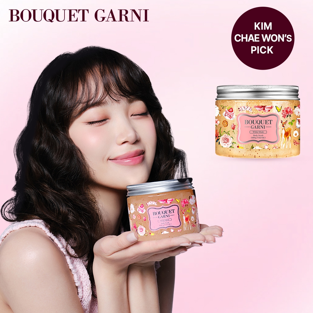 [KIM CHAEWON's Pick!] Bouquet Garni โกลว์ เพอร์ฟูมด์ บอดี้สครับ / ชูการ์ สครับ 500 มล.