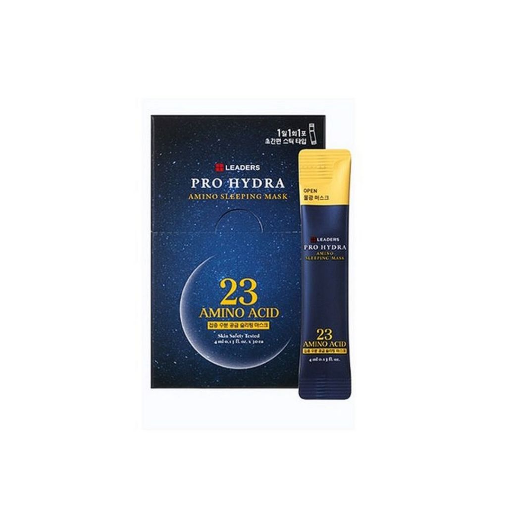 [🇰🇷ของแท้] Leaders pro hydra amino sleeping mask 4ml 30pcs สกินแคร์