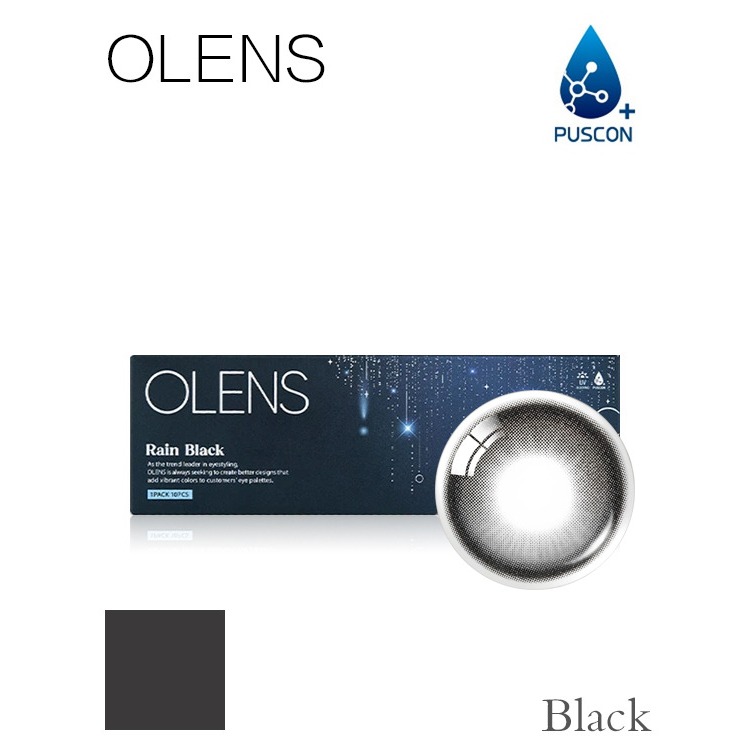 OLENS RAIN Black 1Day 10P คอนแทคเลนส์