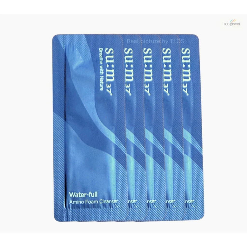 Sum37 Water-full Amino Cleanser Foam Su:m37 sapmle 1ml x 1 แพ็ค หรือ 30 แพ็ค