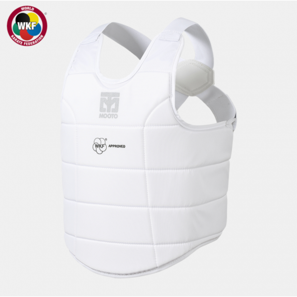 [Mooto] Karate Body Protector ศิลปะการต่อสู้ Accs - สีขาว