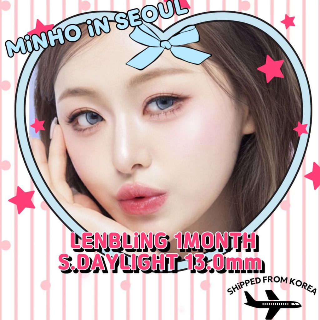 LENBLING SMALL DAYLIGHT คอนแทคเลนส์ 3 สี 1 เดือน| G.DIA 13.0 มม. K-Beauty Sunmuse เลนส์เครื่องสําอาง