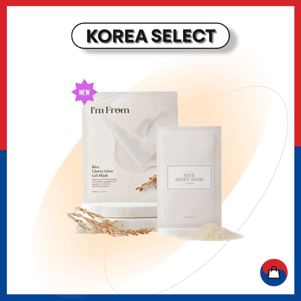[ฉันมาจาก] Rice Mask Collection (Chewy Glow Gel Mask / Sheet Mask)