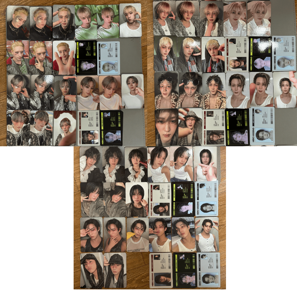 P1Harmony 9th Mini Album UNIQUE Official Photocard (Keeho, Jiung, Jongseob, Soul, Intak, Theo) ของขวัญฟรี