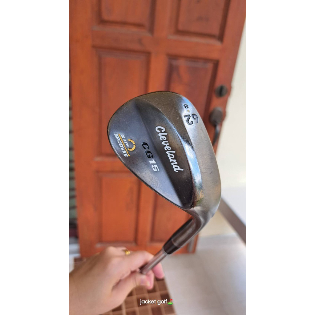 ไม้กอล์ฟ มือสองสภาพดี WEDGE Cleveland CG15 Loft 62/08 Wedge Flex