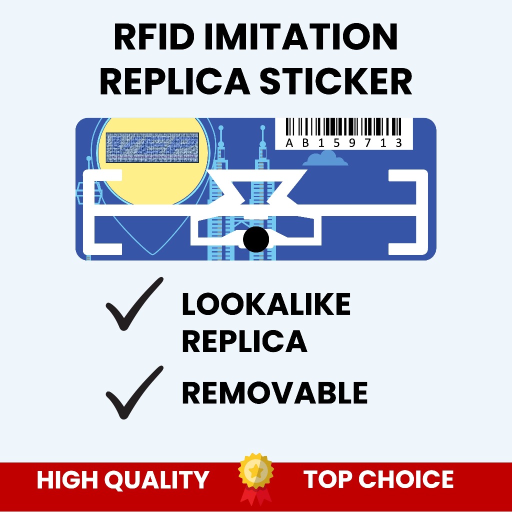 RFID LOOKALIKE STICKER - SG ผู้ขายท้องถิ่น
