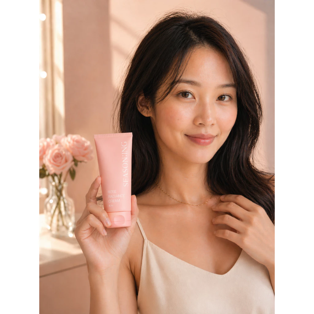 SEASON:ING Rose Cream 80ml ครีมกุหลาบ Niacinamide thumbnail 3