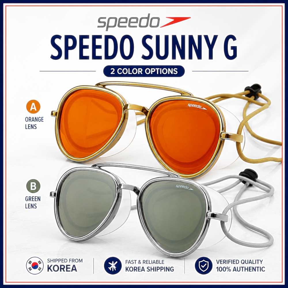 Speedo จัดส่งจากกรุงเทพ Sunny G แว่นตาว่ายน้ํา Retro