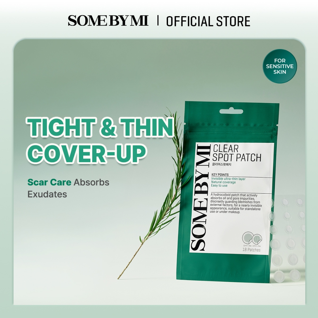 Some BY MI Clear Spot Patch [5ea/10ea], แผ่นแปะลดการระคายเคือง, แผ่นแปะสิว