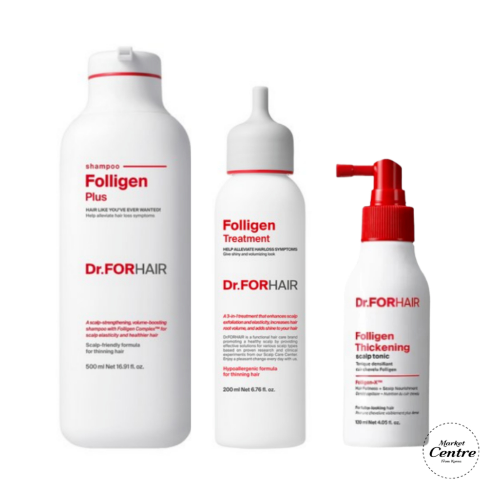 [Dr.FORHAIR] Folligen Shampoo Series 500ml / Tonic / Scaler / Treatment - Anti-Hair Loss & Scalp Care