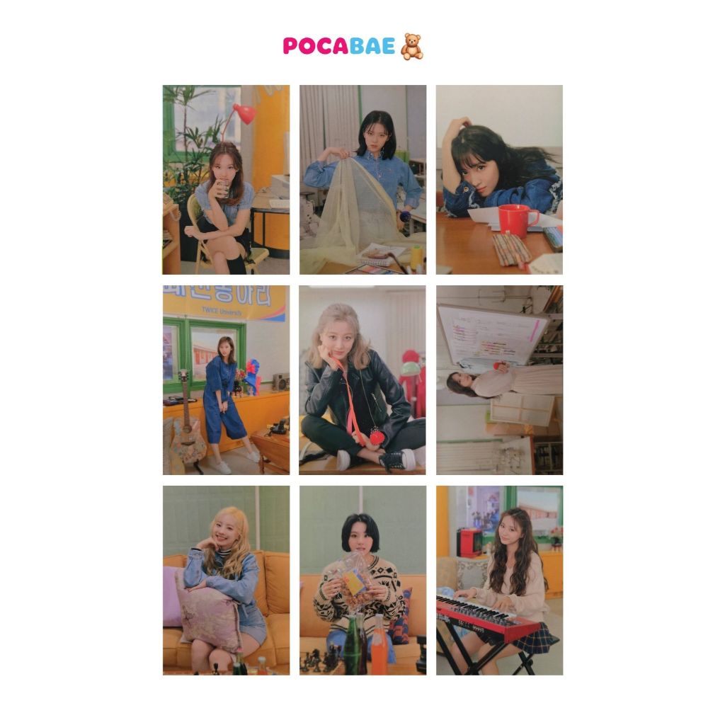TWICE University Trading Photocard
