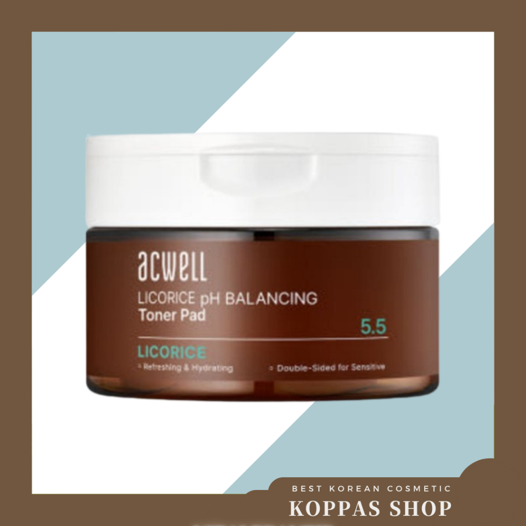 [acwell] Licorice pH Balancing Toner Pad, 160ml, 70pcs / Korean Toner Pad / pH Balancing / ของแท้ 10