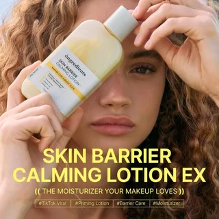 ONGREDIENTS Skin Barrier Calming Lotion EX 50ml/220ml Hydrating Lotion สําหรับ Smooth Makeup Prep & Glowy Skin