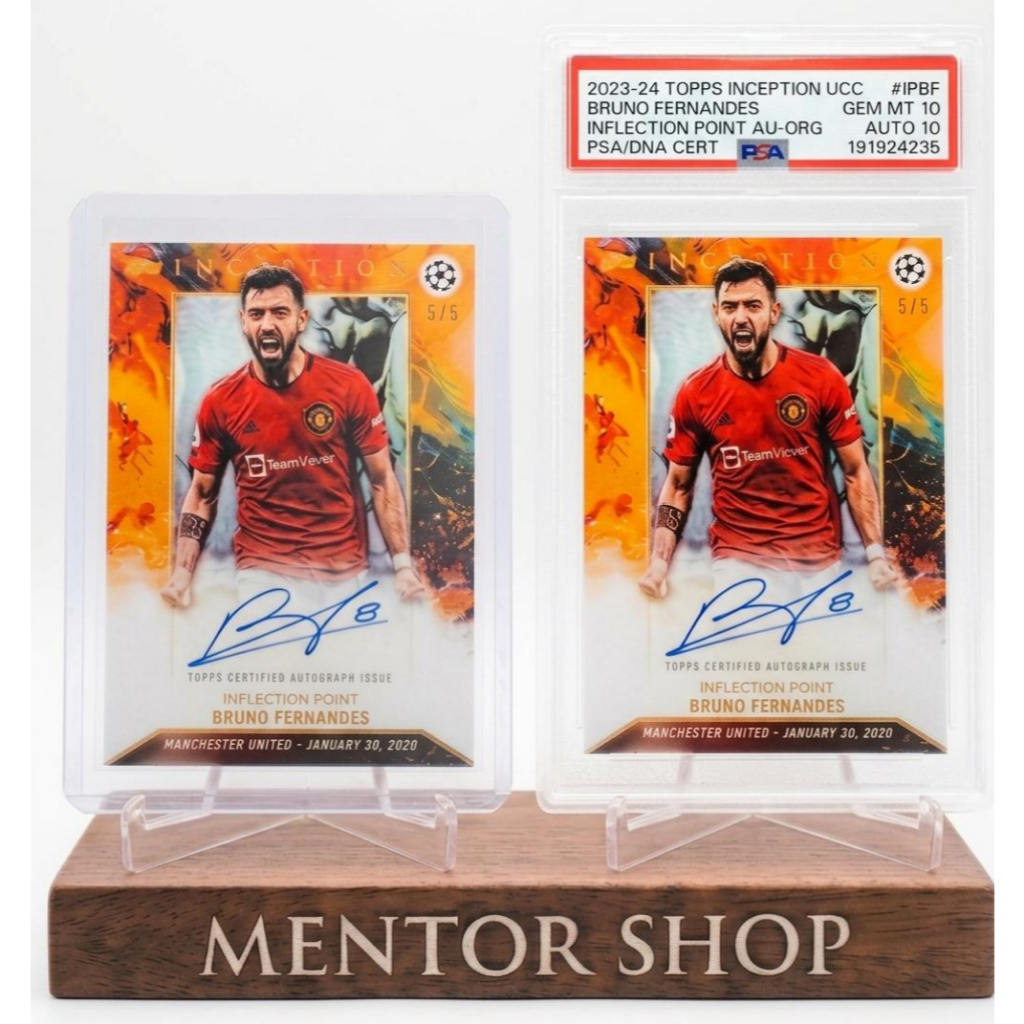 [ร้านเมนเตอร์] ✨ Bruno Fernandes Inception Auto Style Custom Card – สะสมพรีเมี่ยมที่ต้องมีสําหรับแฟน
