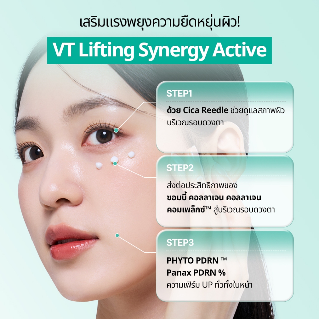 [VT] PDRN Reedle Shot ECM Mini Max อายครีมพร้อมอุปกรณ์ EMS ดูแลรอบดวงตา ลดเลือนริ้วรอย ความหมองคล้ำ ถุงใต้ตา และความหย่อนคล้อย ฟื้นบำรุงผิวให้ดูกระชับและอ่อนเยาว์ [Official Flagship] — صورة 8