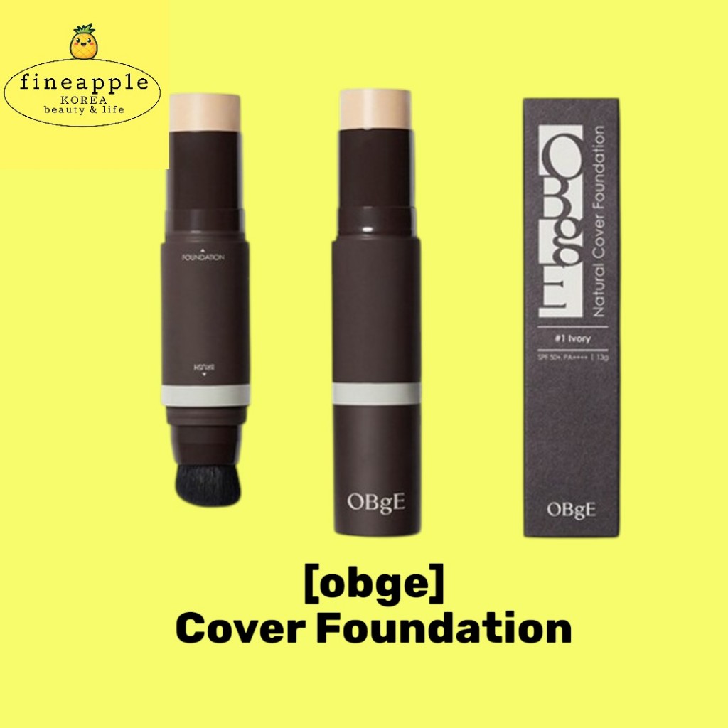 [obge] Natural Cover Foundation, 1pc(13g) / รองพื้นเกาหลี / Natural Coverage by fineapple