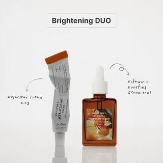 Dr.Althea Brightening DUO | สําหรับจุดด่างดํา ผิวหมองคล้ํา | วิตามินซี Boosting Serum 30ml + Melaclear Cream 20ml