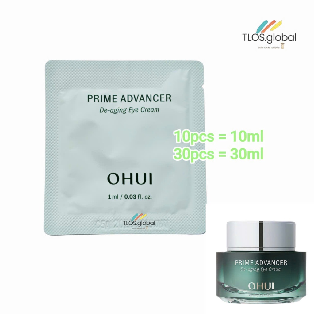 10 ชิ้นหรือ 30 ชิ้น OHUI Prime Advancer Pro Eye Cream 1ml