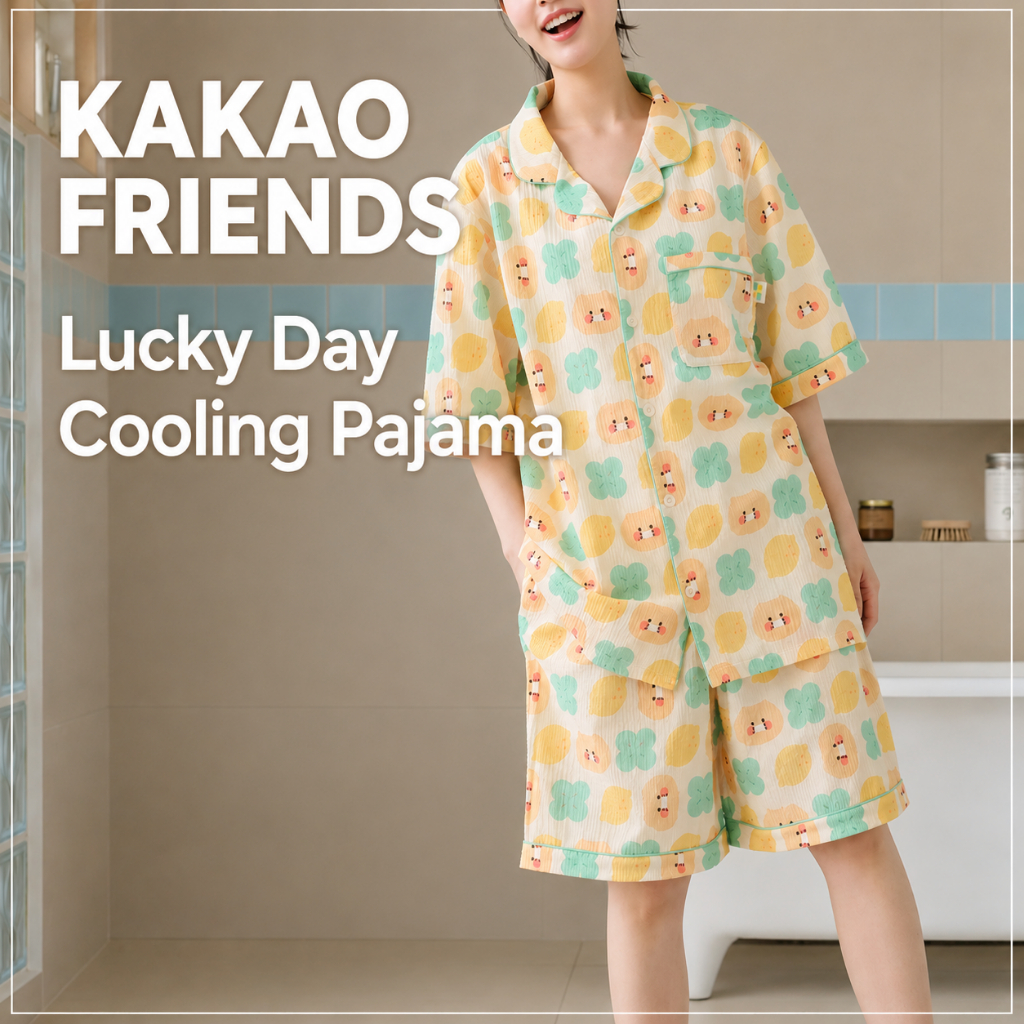 [Kakao Friends] ชุดนอนระบายความร้อน Lucky Day Choonsik