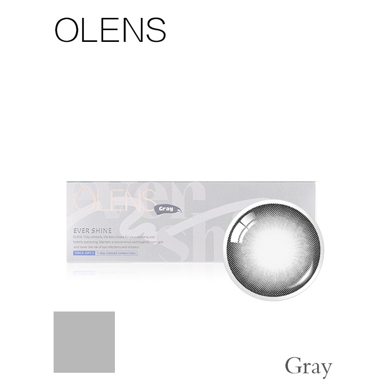 O-LENSE EVER SHINE Grey 1Day 20P คอนแทคเลนส์