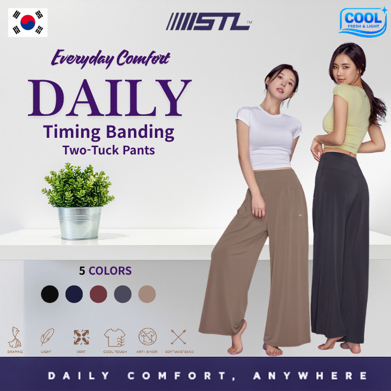 STL Time Banding Two-Tuck Pants
