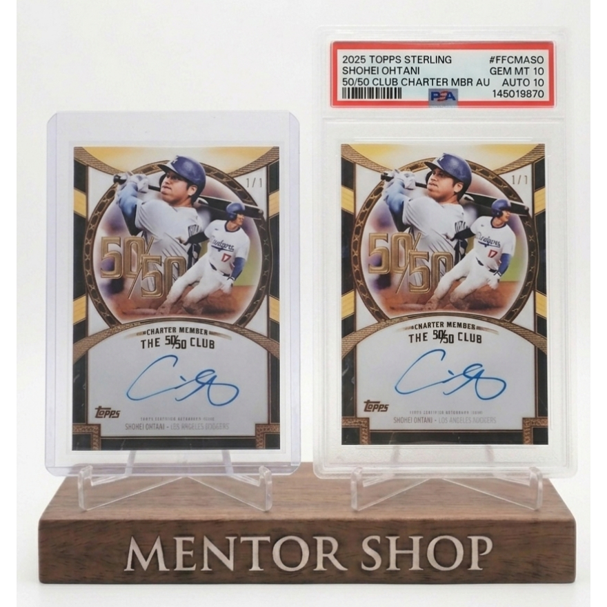 [ร้านเมนเตอร์] ✨ OHTANI 50/50 CLUB AUTO CUSTOM FACSIMILE SIGNATURE CARD – การ์ด MLB ระดับพรีเมียม แฟ