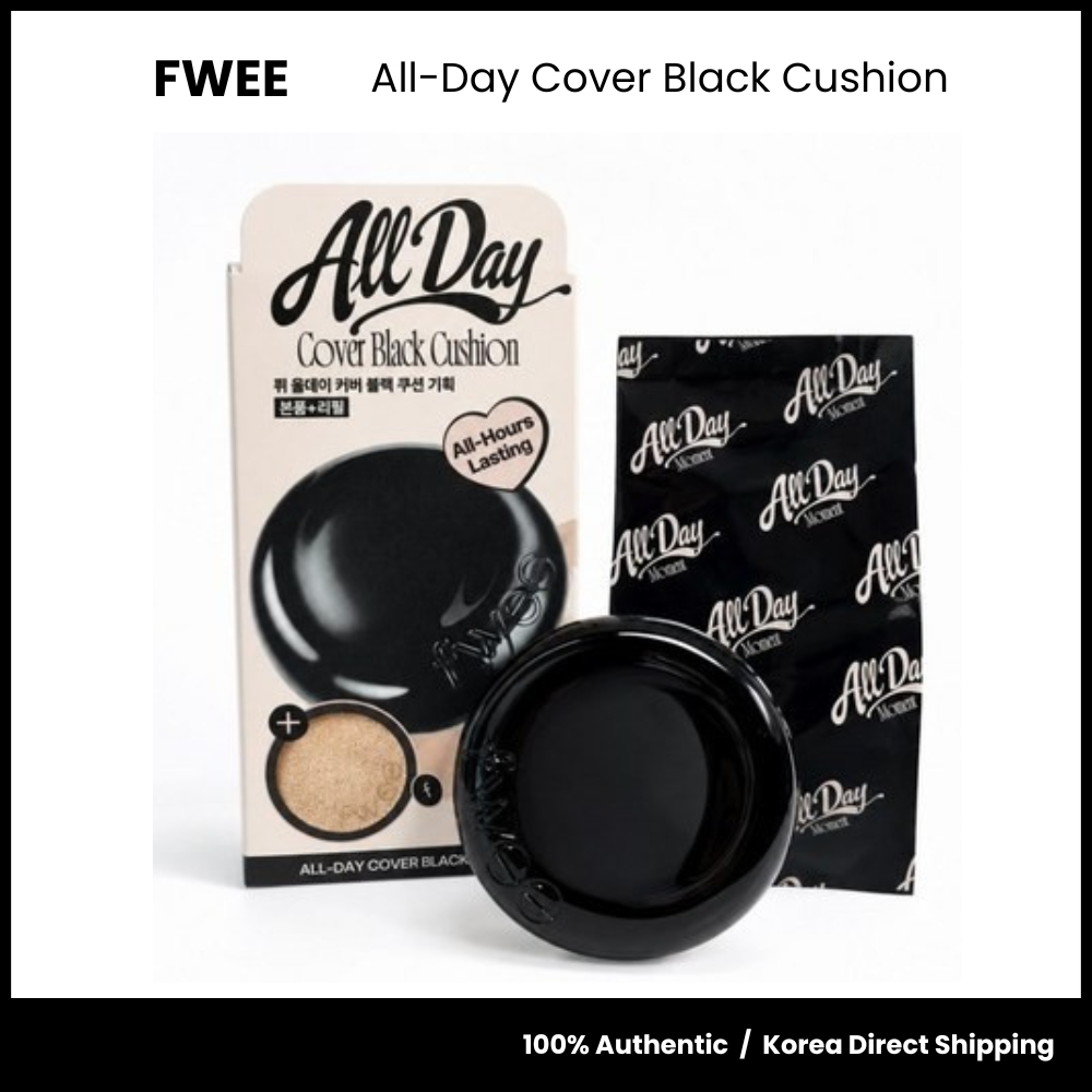 Fwee All-Day Cover Black Cushion 13g ( + รีฟิล )