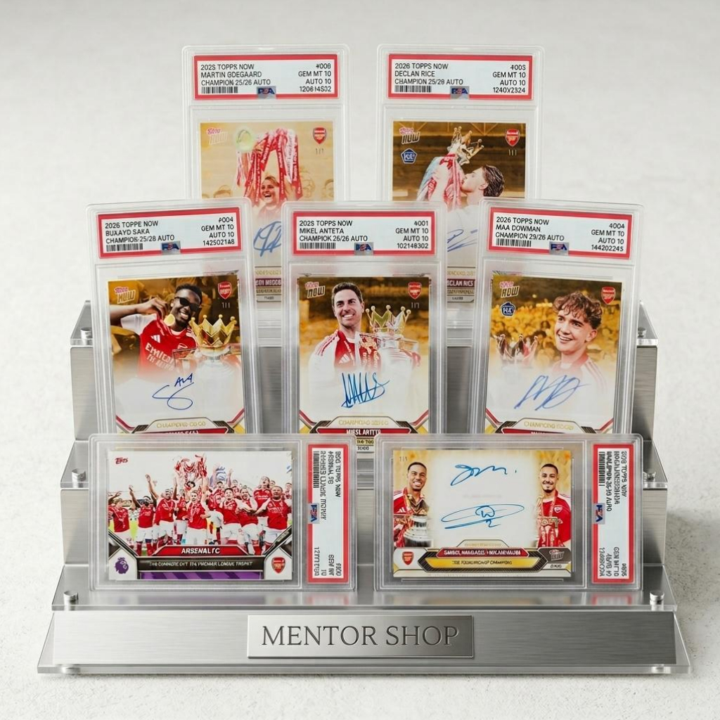 [ร้านเมนเตอร์] Arsenal 2025/26 Premier League Champions Auto Collection การ์ดลายเซ็น Facsimile แบบกําหนดเอง