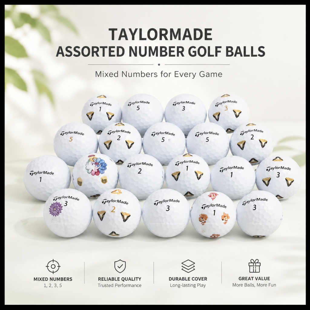 ลูกกอล์ฟ TaylorMade TP5, tp5x Lost Balls เกรด A 10
