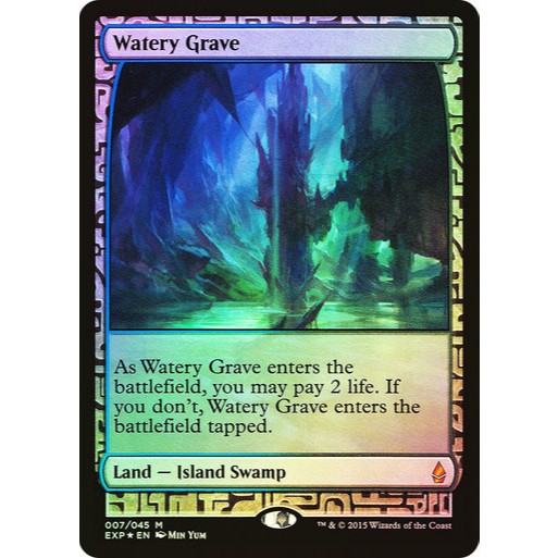 การ์ด EDH PlayTest - Watery Grave (Land)