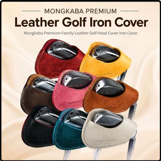 Moncaba Premium Leather Magnetic Golf Club Head Cover Iron Cover Single Item 1 ชิ้น