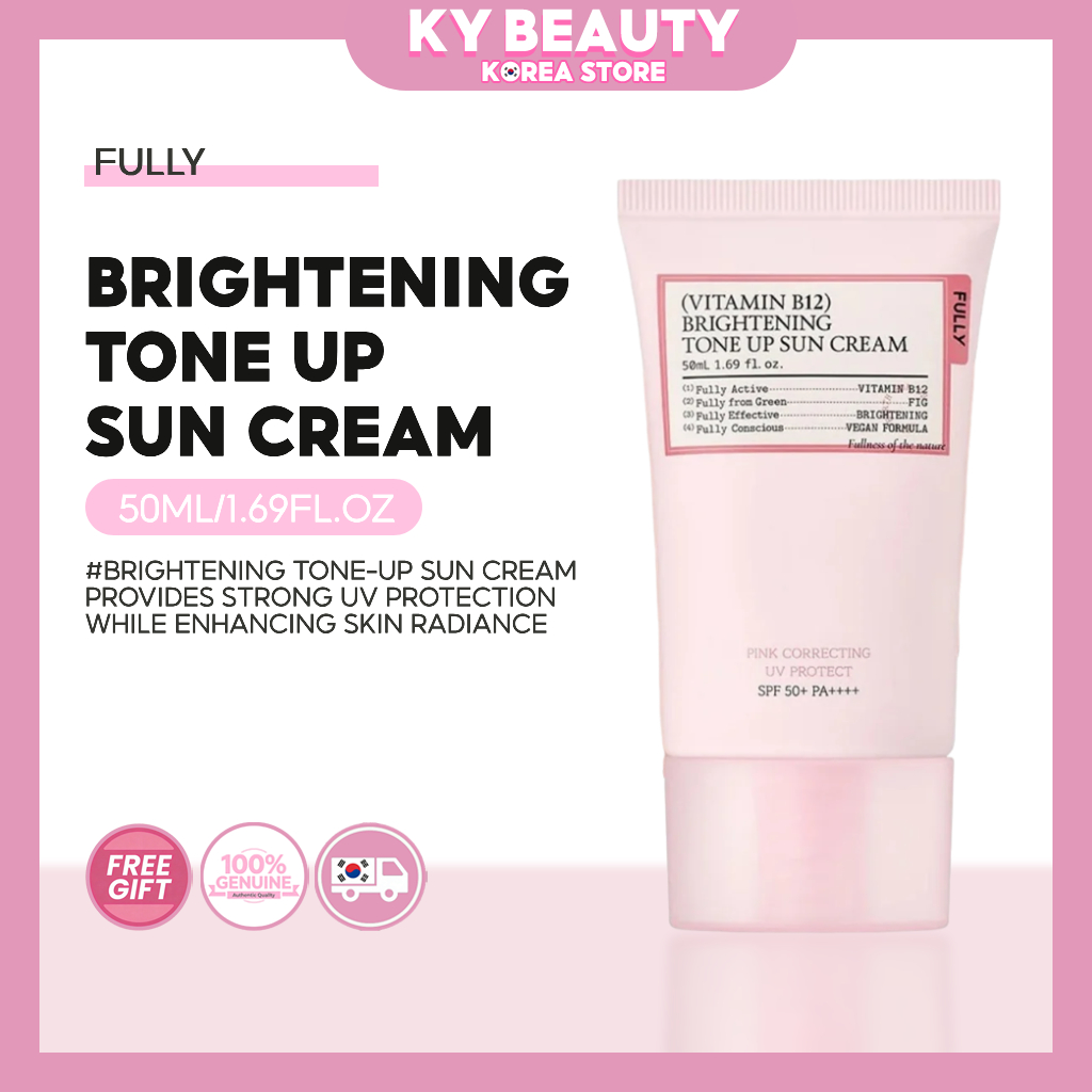 FULLY Vitamin B12 Brightening Tone Up Sun Cream SPF50+ PA++++ 50ml