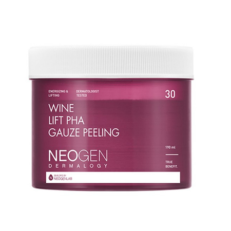 Neogen DERMALOGY Wine Lift PHA Gauze Peeling 30 แผ่น