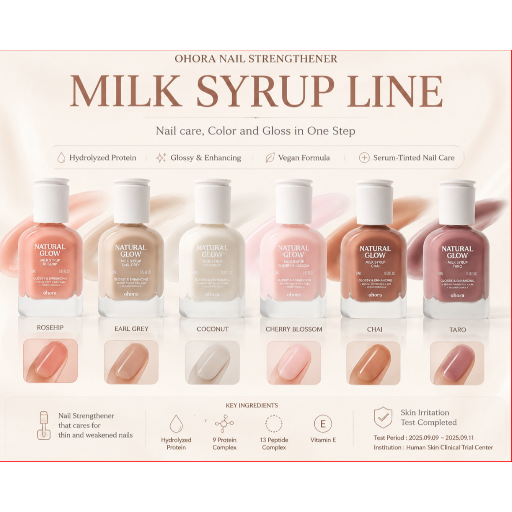 Ohora Milk Syrup Nail Strengthener 15ml