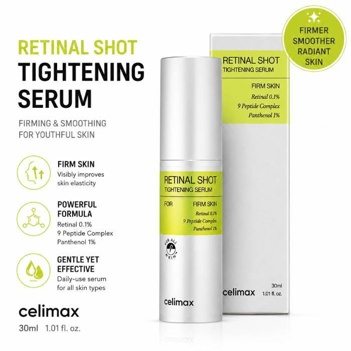 [Celimax] Retinol Shot Tightening Serum 30mL / K-BEAUTY