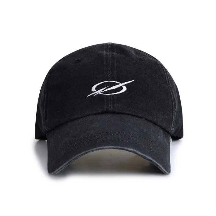 🇰🇷 51percent Washed Logo Cap สีดํา ปรับเกาหลีแท้